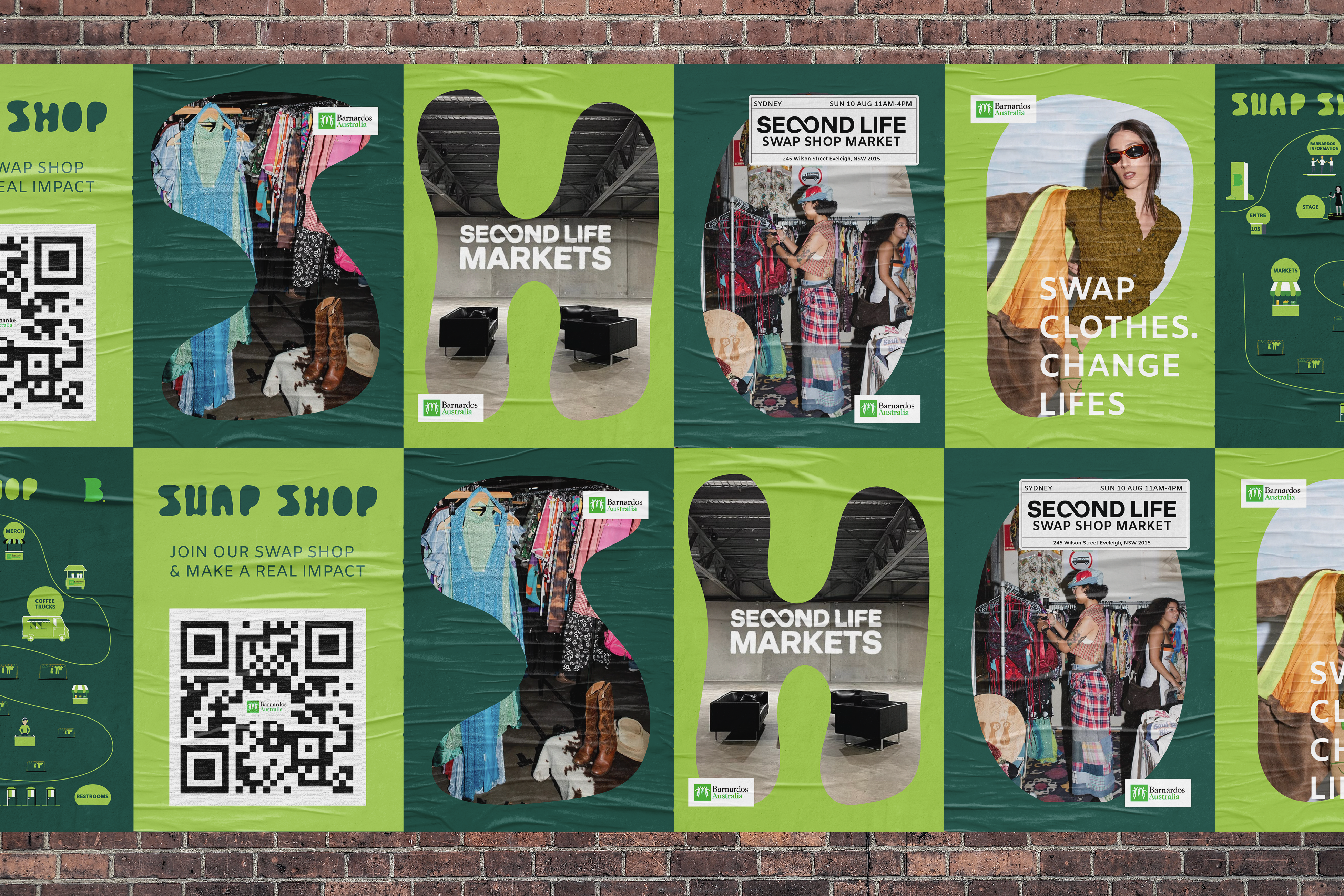 Barnardos Swap Shop event campaign